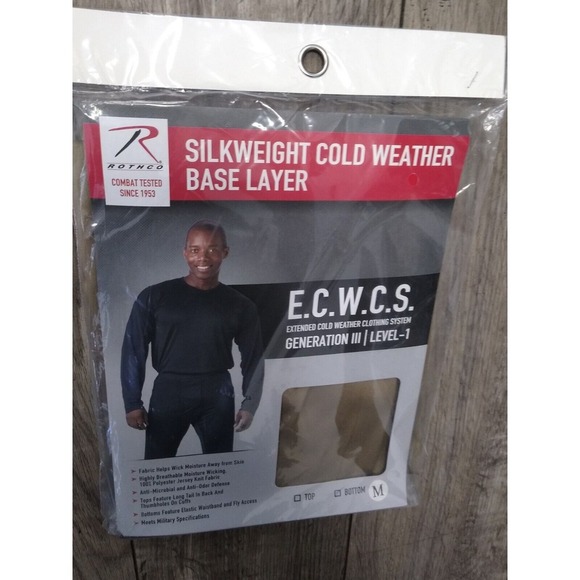Rothco Other - ECWCS GEN 3 Silk Weight Bottoms Mens M AR 670-1 Coyote Brown Cold Weather Layer